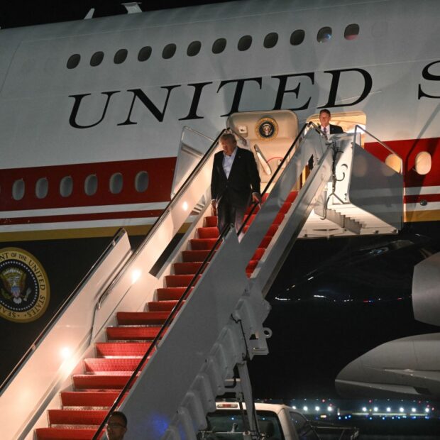 us president trump returns from nato summit in turkey