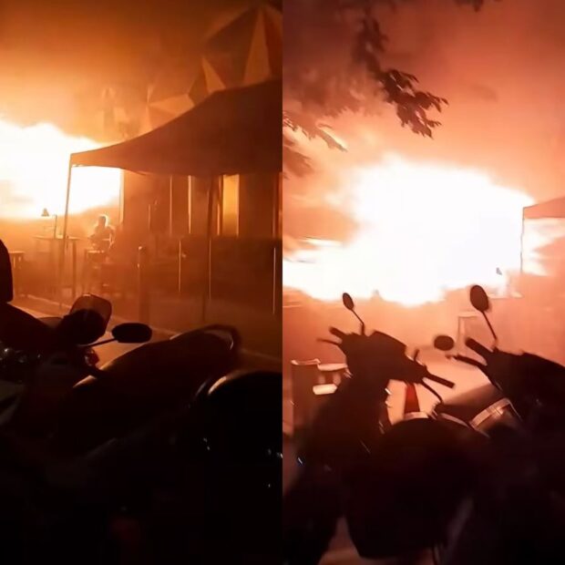 Incêndio atingiu o Rong Beer Na Ladprao, bar de música ao vivo em Bangkok