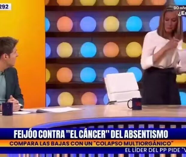 Marta Gómez Montero abandonou programa ao vivo após acusar apresentador de humilhação