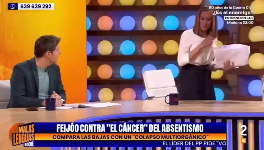 Marta Gómez Montero abandonou programa ao vivo após acusar apresentador de humilhação