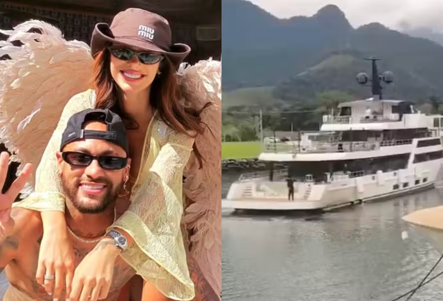 Novo superiate de Neymar chegou a Angra dos Reis após partir de Fortaleza
