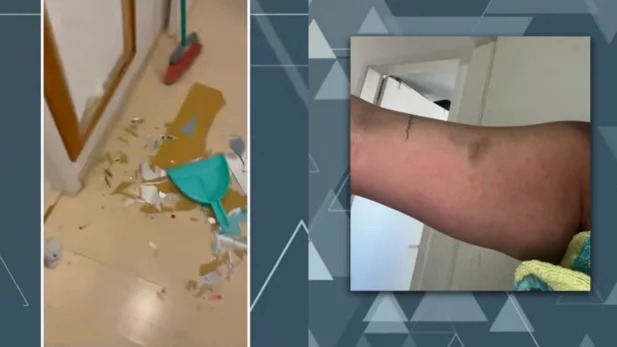 Empresária divulgou vídeo mostrando a casa revirada durante episódio atribuído a Cartolouco
