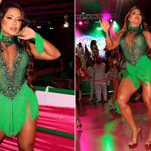Carla Silva estreou como musa da Barroca Zona Sul.