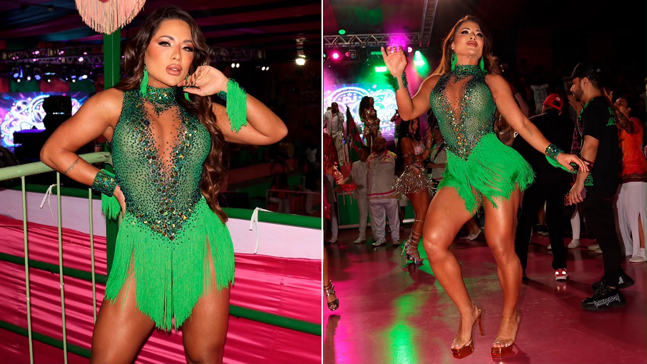 Carla Silva estreou como musa da Barroca Zona Sul.