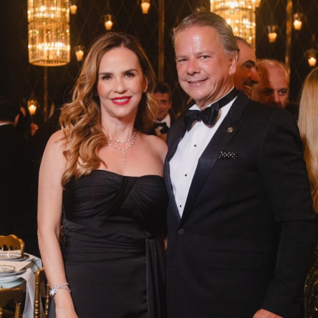 luciana e o marido aniversariante fabiano cunha campos