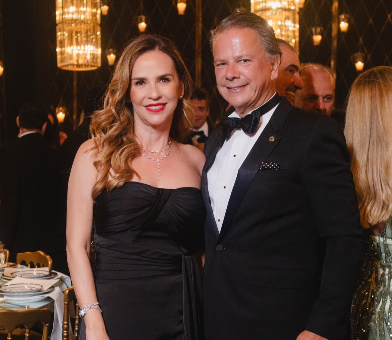 luciana e o marido aniversariante fabiano cunha campos