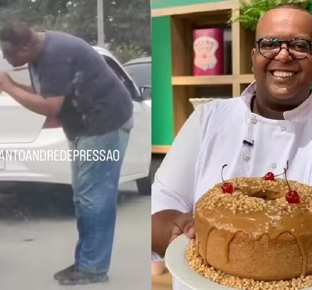 Estefano Zaquini, ex-MasterChef Brasil, explica por que foi visto vendendo doces em um semáforo.