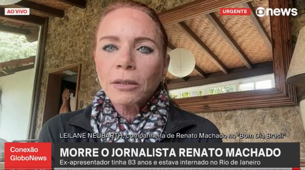 Jornalista revelou que recebeu uma mensagem carinhosa de Renato após sua despedida do jornalismo diário
