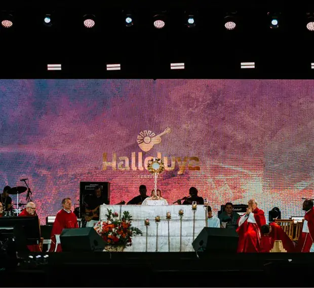 O Festival Halleluya 2026 promete reunir milhares de fiéis em Fortaleza, com grandes nomes da música católica e entrada gratuita. Foto: Divulgação/Comunidade Católica Shalom