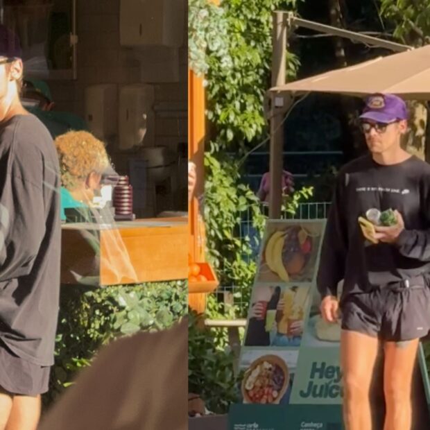 Harry Styles surpreende fãs ao treinar na Orla TotalPass, em São Paulo.