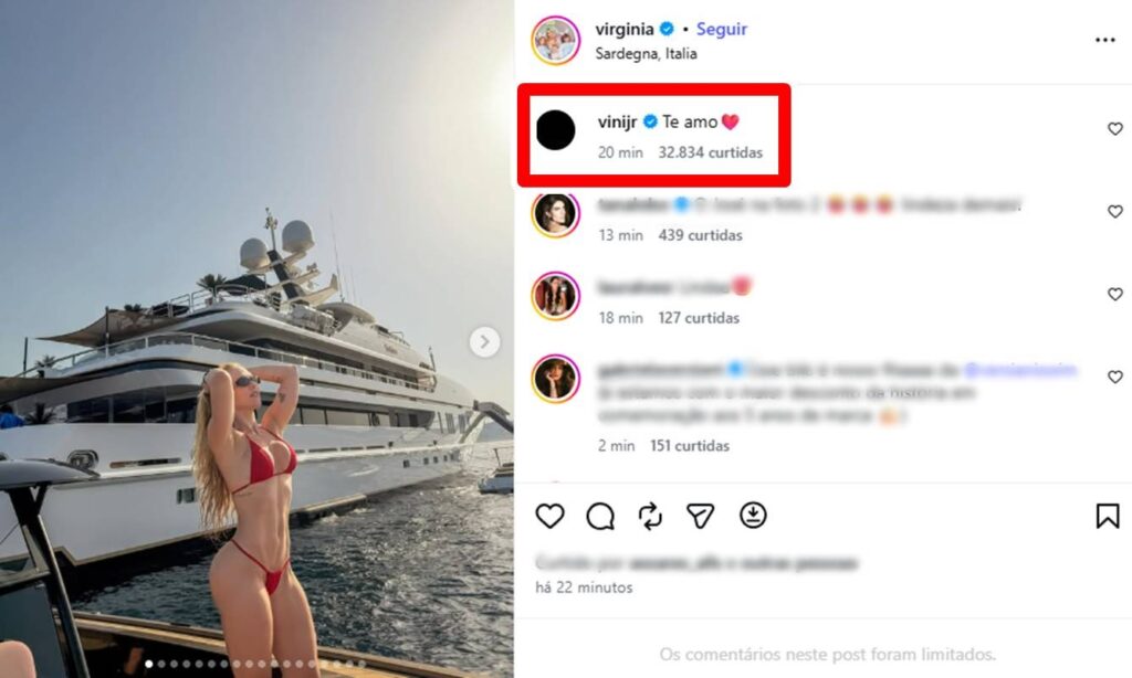 A influenciadora compartilhou registros da viagem pela Sardenha, na Itália