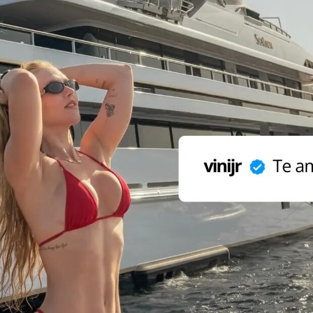 Vini Jr. comentou “te amo” em publicação de Virginia Fonseca no Instagram