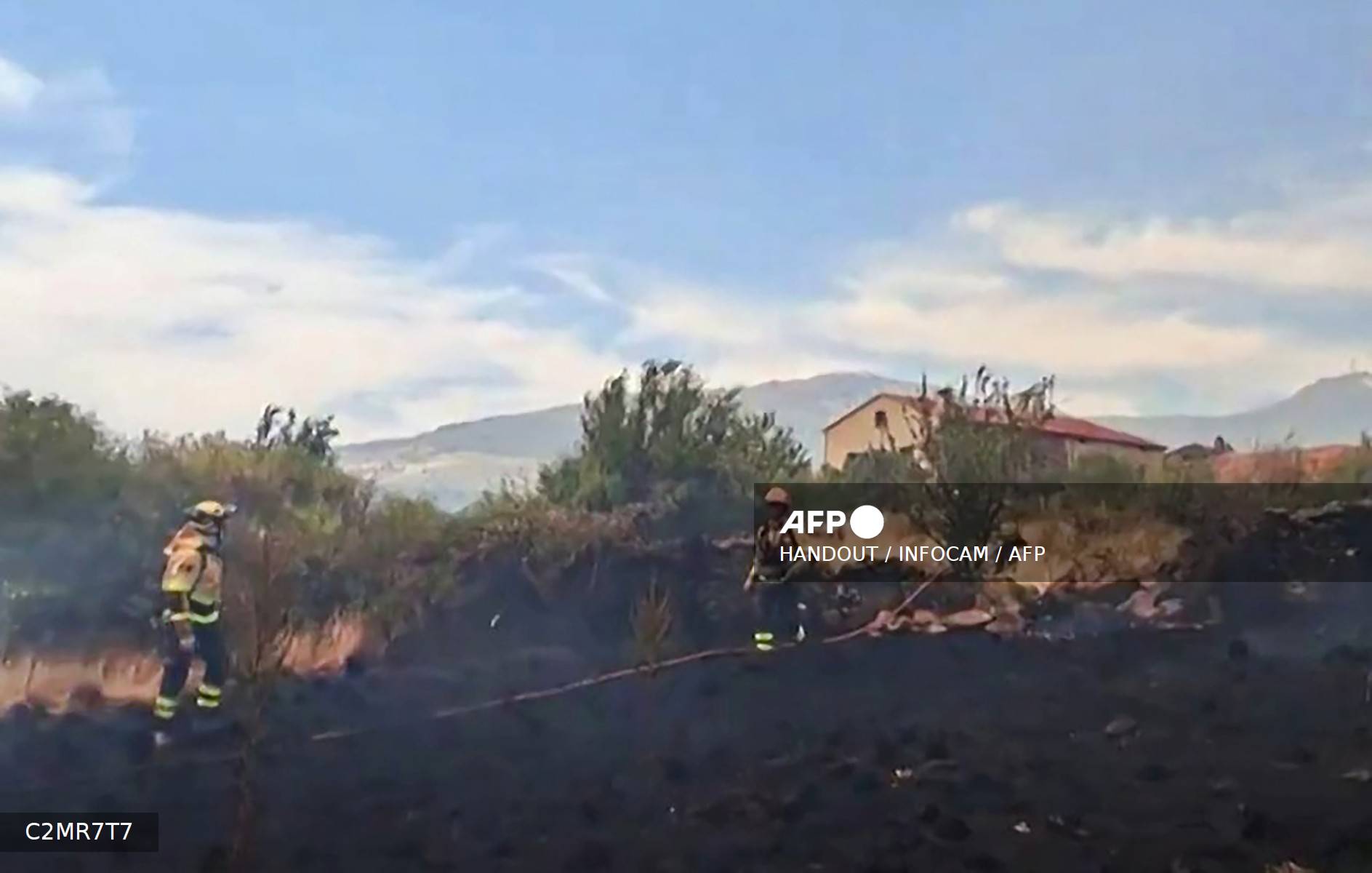 spain forest fire emergency