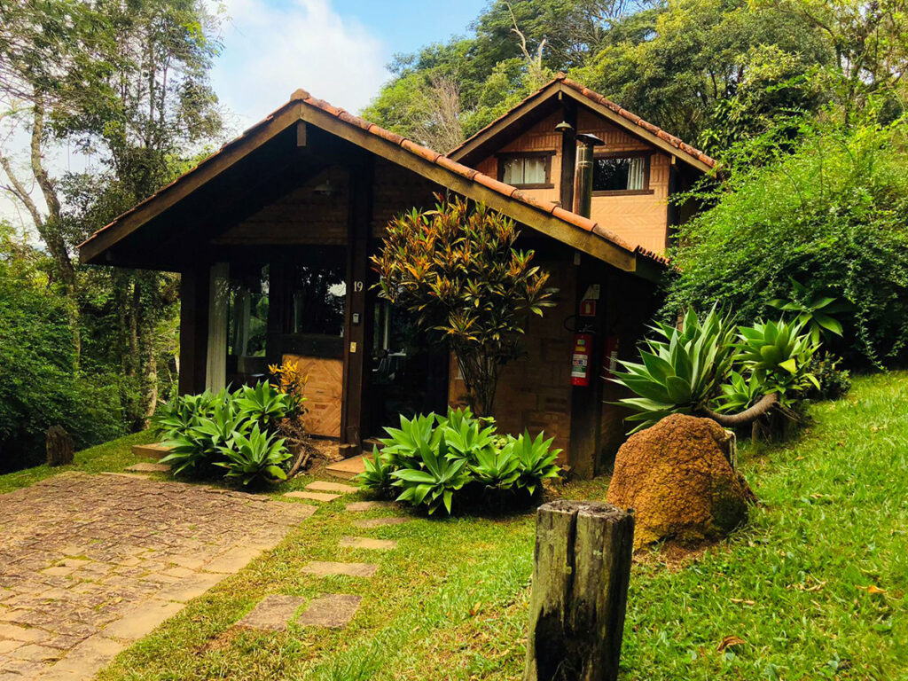Vista de uma das cabanas da Reserva Santo Antônio, em Santo Antônio do Pinhal, SP - Foto Jéssica Aquino