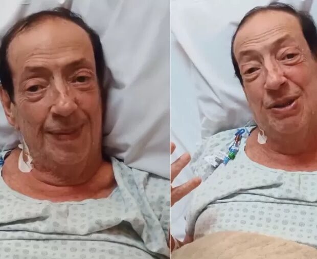 Marcos Oliveira recebeu alta após 20 dias no Hospital São Lucas, em Copacabana