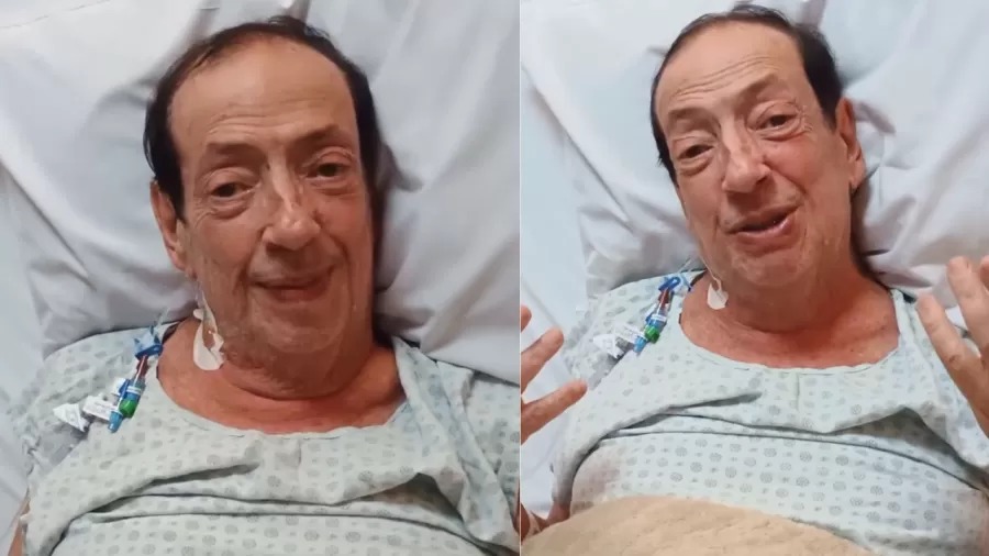 Marcos Oliveira recebeu alta após 20 dias no Hospital São Lucas, em Copacabana