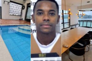 Cobertura onde Robinho morava fica na orla do bairro Aparecida, em Santos