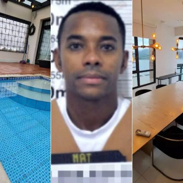 Cobertura onde Robinho morava fica na orla do bairro Aparecida, em Santos