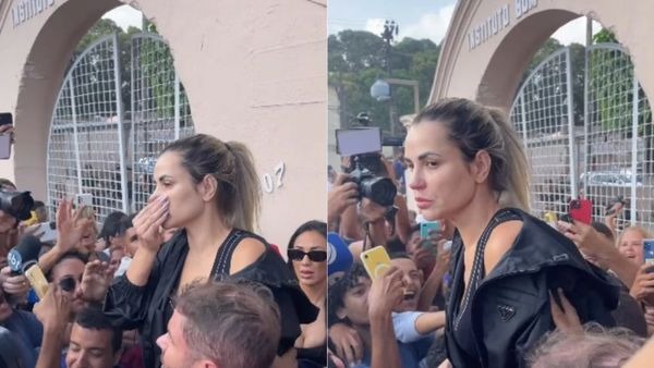 Fãs marcaram manifestação em apoio a Deolane Bezerra na Avenida Paulista