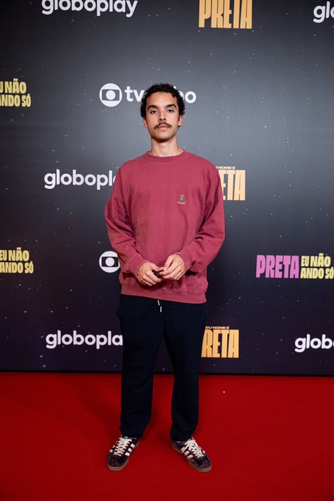 Bento Gil prestigiou o lançamento de "Quanto Mais Preta, Melhor", projeto especial da Globo que celebra a vida e o legado de Preta Gil, em uma noite de homenagens e emoção no Teatro do Copacabana Palace.