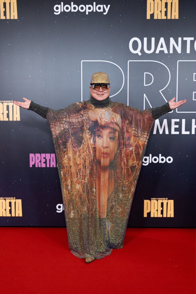 DJ Zé Pedro marcou presença no lançamento de "Quanto Mais Preta, Melhor", projeto especial da Globo que homenageia a trajetória de Preta Gil, em uma noite de emoção, música e celebração no Teatro do Copacabana Palace.