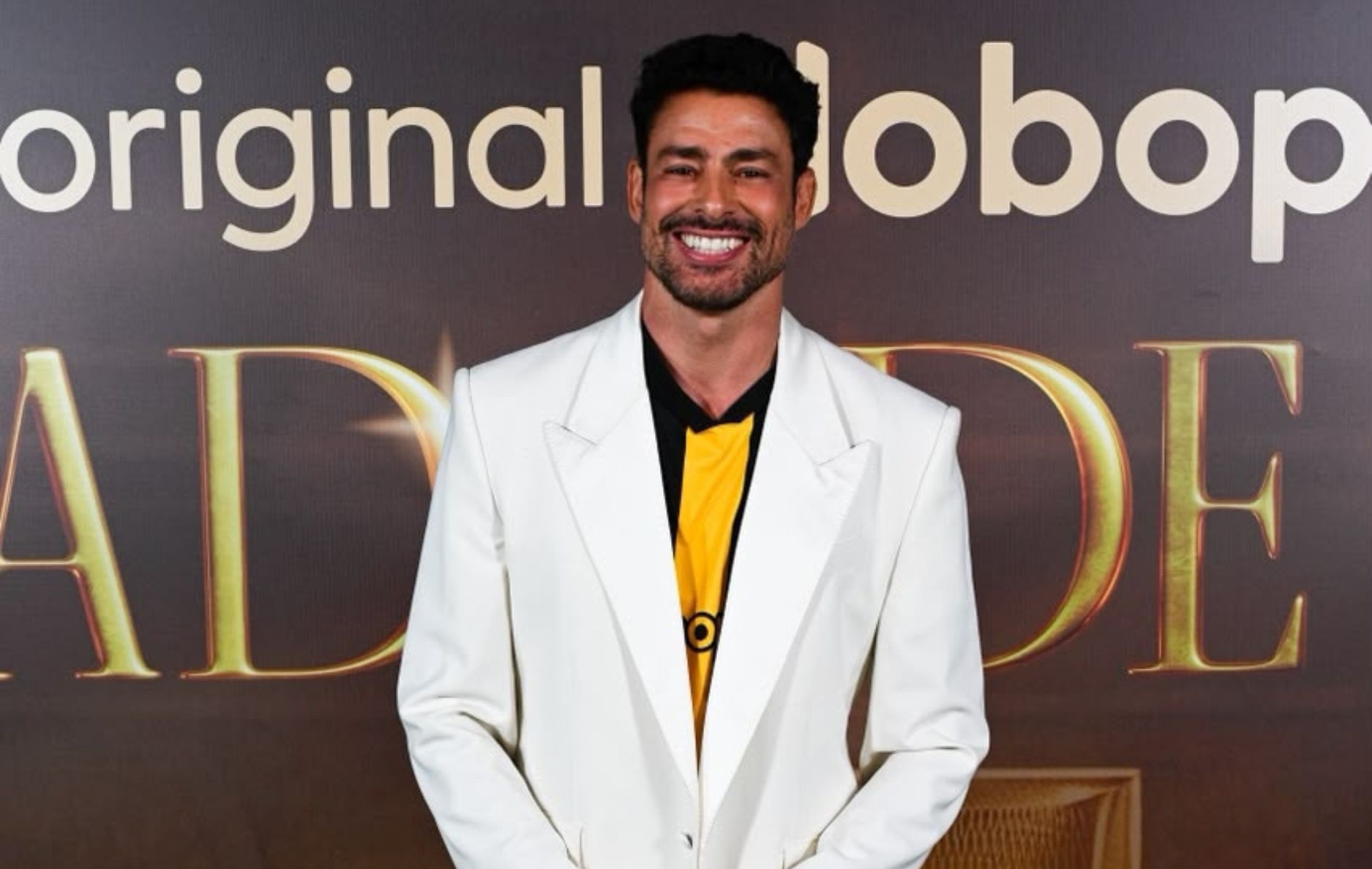 Cauã Reymond apresentou a série Jogada de Risco em evento realizado em São Paulo - Créditos: Globo/ Bob Paulino