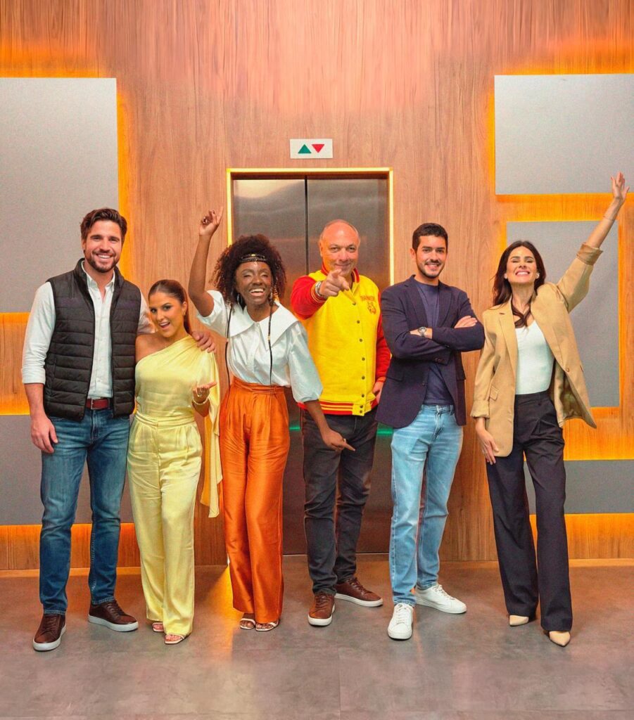 João Brasio recebeu convidados para a estreia do Elevator Pitch Brasil no SP Haus, em São Paulo.