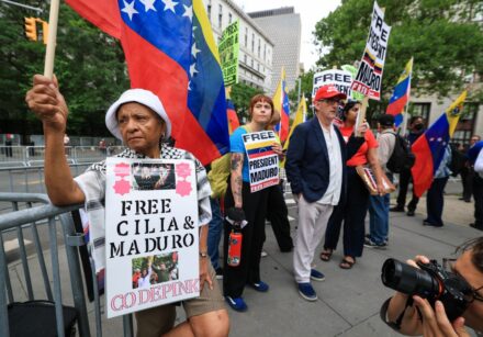 procedural hearing in new york for former venezuelan president nicolas maduro and wife cilia flores