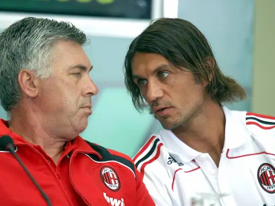 Paolo Maldini confirmou que a FIGC procurou Ancelotti