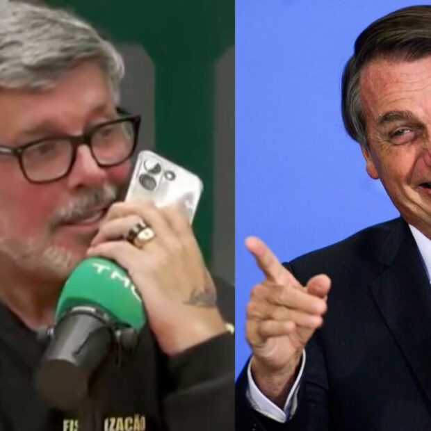 Frota fez uma ligação ao vivo durante programa da rádio TMC, e uma voz atribuída a Bolsonaro atendeu.