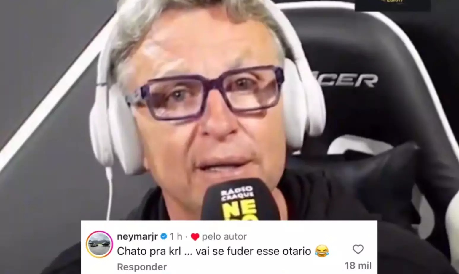 Neymar respondeu a Craque Neto após críticas por participar de torneio de pôquer