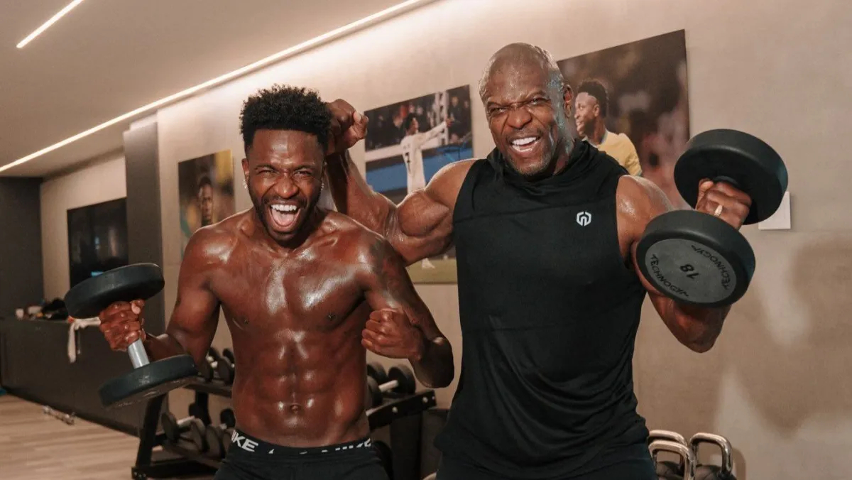 terry crews e vini jr