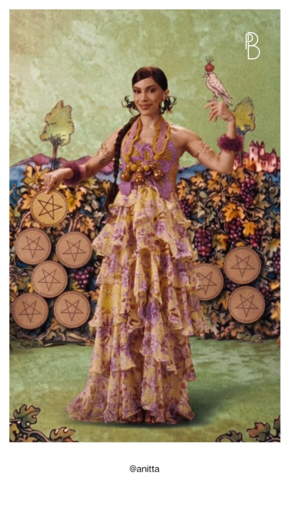 O look faz parte da coleção Latin Soul, apresentada para a temporada Spring 2026.