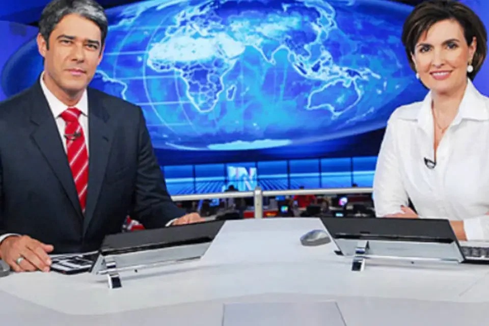 Fátima Bernardes comandou o Jornal Nacional por 14 anos ao lado de William Bonner