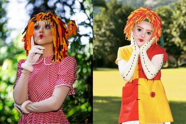 A atriz interpretou a boneca falante entre 2001 e 2006
