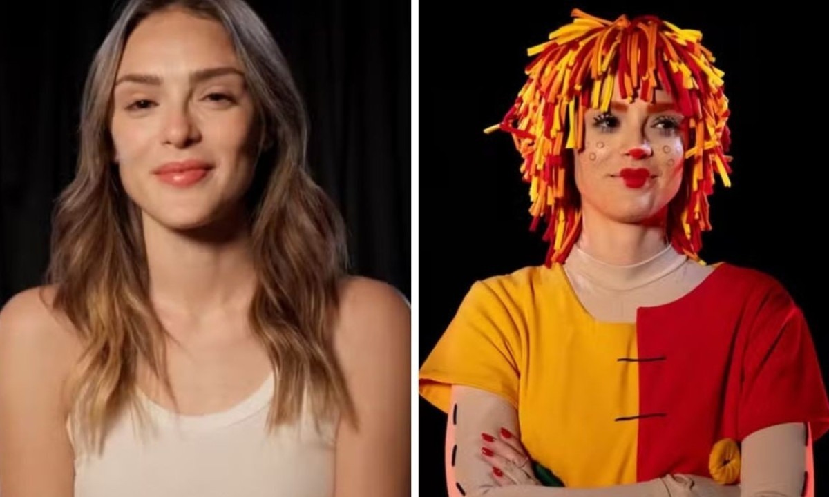 Isabelle Drummond reviveu o visual de Emília para celebrar a volta de Sítio do Picapau Amarelo ao Globoplay