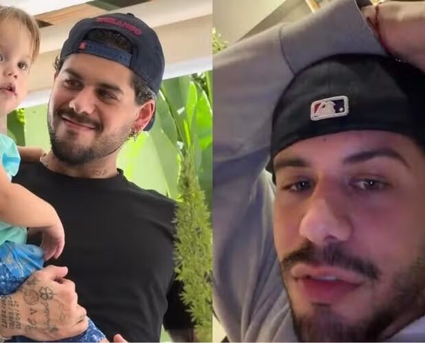 Zé Felipe se pronunciou após a repercussão de vídeo com o filho caçula