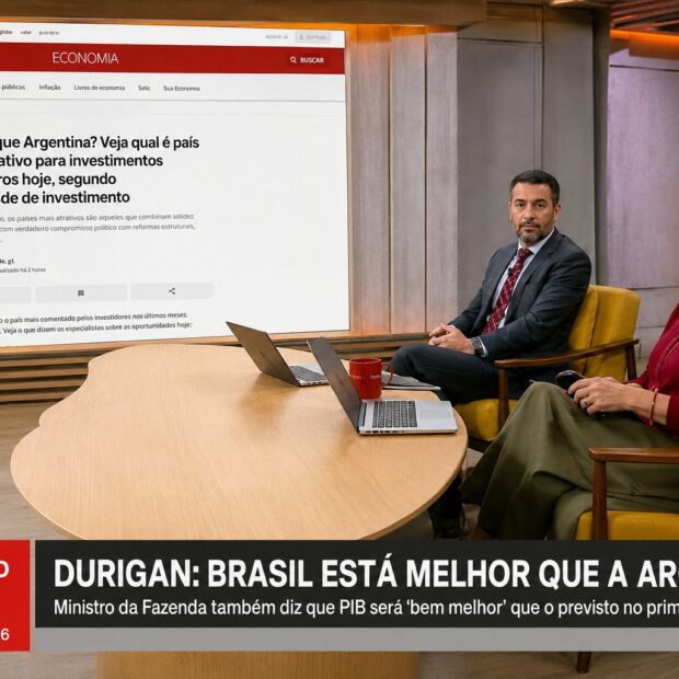 Comentaristas da GloboNews criticaram a reação do ministro da Fazenda