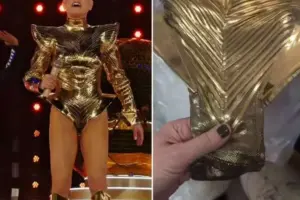 Michelly X usou uma fita métrica para rebater as críticas ao figurino de Xuxa e mostrou a largura da cava da peça.
