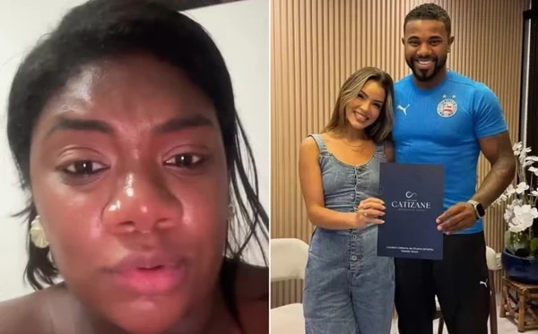 Raquel Brito negou ter reagido contra o casamento de Davi Brito e Emilly Araújo