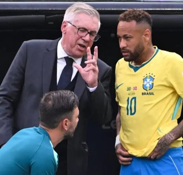 Carlo Ancelotti apontou que Neymar poderia ter chegado melhor preparado ao início da Copa