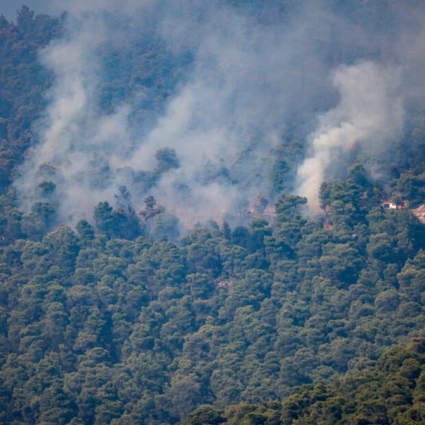 greece environment climate wildfire