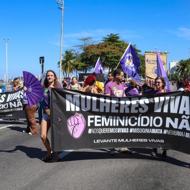 ato pede a criminalização da misoginia, no rio.
