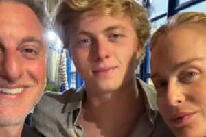 Luciano Huck e Angélica comemoraram a aprovação de Benício no Insper