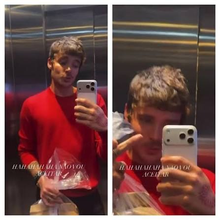  Marido de Sasha se revoltou nos stories e afirmou: “Eu tenho carisma, sim”
