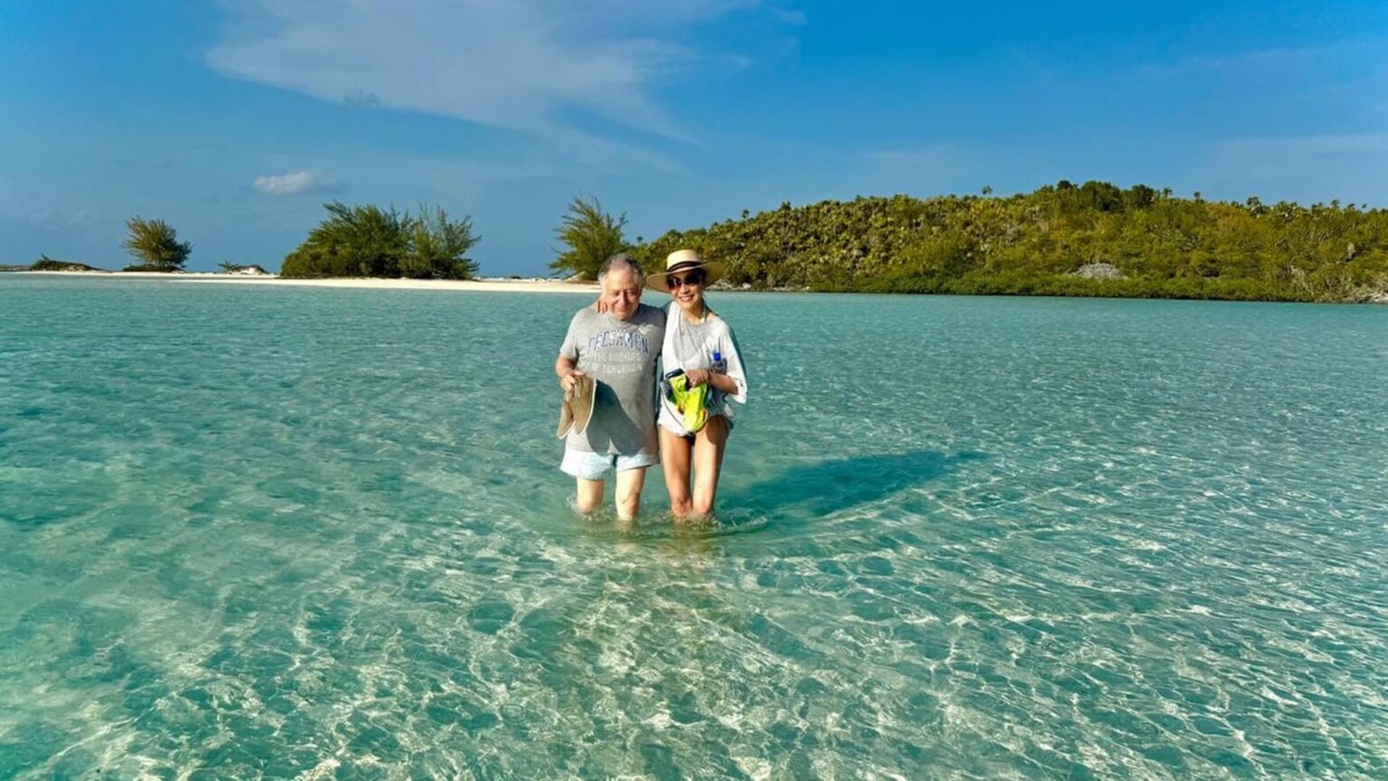 Michelle Yeoh e Jean Todt celebraram o terceiro aniversário de casamento durante férias nas Bahamas