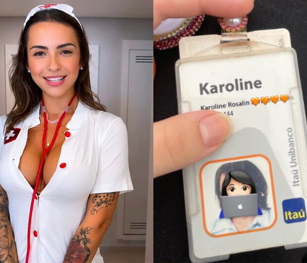 Karol Rosalin respondeu à crítica de uma enfermeira e pediu desculpas após publicar uma fantasia sensual nas redes sociais.