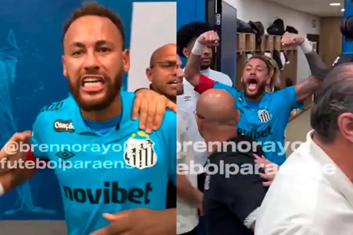 Neymar provocou dirigentes e torcedores do Remo após a classificação do Santos no Mangueirão