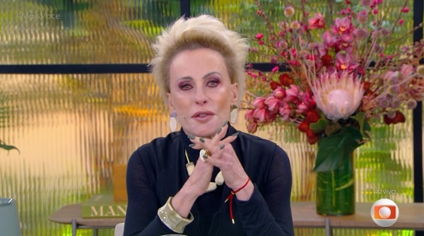 Ana Maria Braga chorou ao vivo no Mais Você ao falar da morte do amigo Rafael