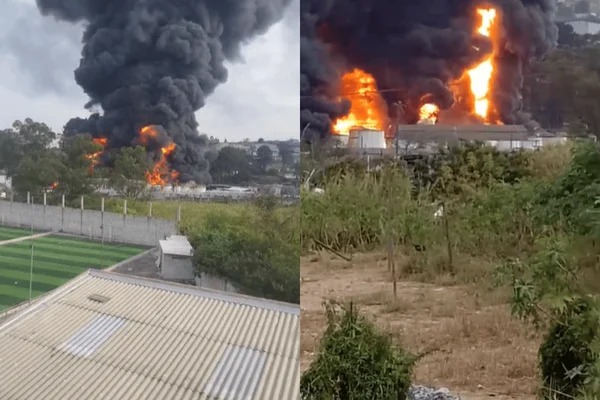  A jornalista cobria um incêndio em uma fábrica na região de Itaquaquecetuba, na Grande São Paulo
